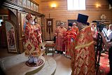 Духовенство и прихожане в Тихоновском храме в день его великого освящения, 12 июня 2024 года.